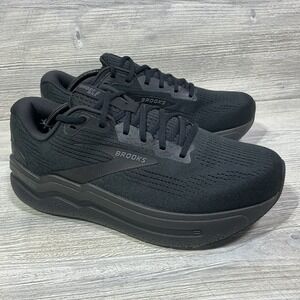 Brooks Women's Ghost Max 2 Shoes Size 12 2E EE Black Mesh Running Walking Shoes